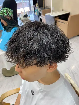 パーマ メンズ 🌴パーマオタク🌴 長谷川　諒佑🌈のヘアスタイル