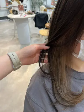 カラー ハラダユウカ flower西明石店のヘアスタイル