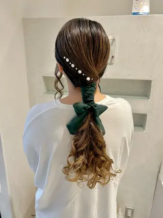 ヘアアレンジ 茂木 あゆかのヘアスタイル