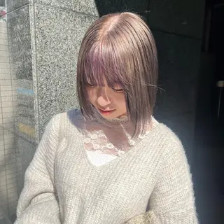ミディアム カラー haruka / CosyVelvetのヘアスタイル