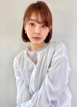 ミディアム ボブ指名No.1🌞 オガタのヘアスタイル