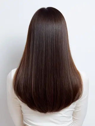 セミロング カラー 松本 桜のヘアスタイル