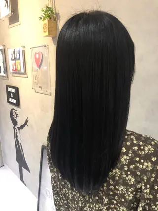 ロング 中村 幸子のヘアスタイル