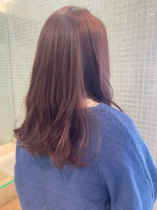 カラー 安永 里帆のヘアスタイル