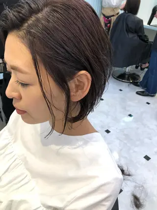 ショート カラー レイヤーボブ/ボブ 仲川和人のヘアスタイル