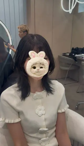ロング ヘアアレンジ 🌻夏の透明感カラー 🌈韓国レイヤー櫻井のヘアスタイル