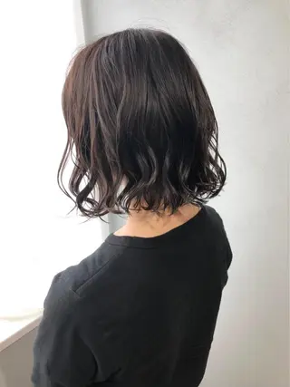 パーマ ボブパーマコテ巻き風 パーマNo1深江秀平のヘアスタイル