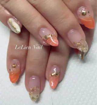 ネイル モチの良さ◉ フィルインネイル♡のネイルデザイン