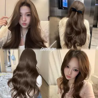 カラー yura🇰🇷韓国 idolヘアのヘアスタイル
