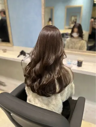 カラー 透明感ツヤカラー/ ゆうな💙のヘアスタイル