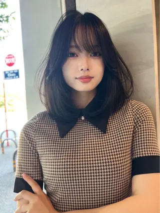 セミロング qpula クプラのヘアスタイル