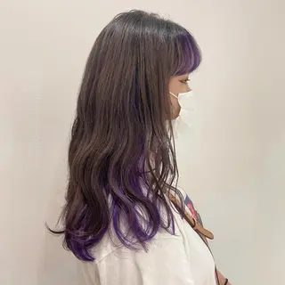 ロング カラー ヘアアレンジ 天神レイヤーカット No.1💖マユカのヘアスタイル