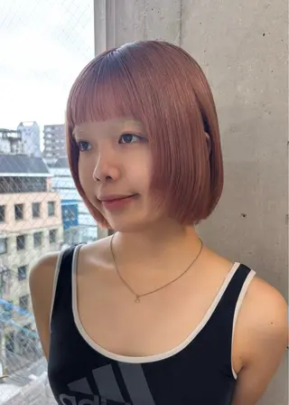 ココロ♩ハイトーン/ 暖色 大名のヘアスタイル