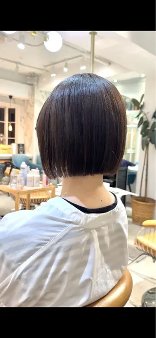 ミディアム ボブ/韓国ヘア 美髪矯正🦋村松優斗のヘアスタイル