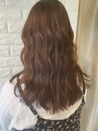 ミディアム カラー 英語ok sohee ソヒ 305号室のヘアスタイル