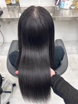ロング 韓国ワンホン透明感 カラー✨🖤ここあのヘアスタイル