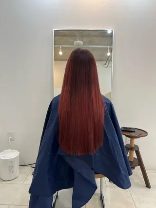 ロング カラー eri kinjoのヘアスタイル