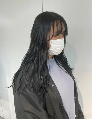 ロング カラー 🍮中山詩乃🍮顔 まわりデザイン◎のヘアスタイル
