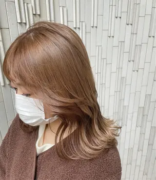 ミディアム カラー 🍊新宿南口🍊 ERINAのヘアスタイル