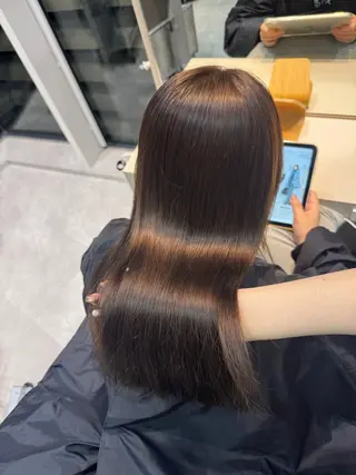 ミディアム カラー 艶カラー/ヘアセット 着付け ふうか 渋谷のヘアスタイル