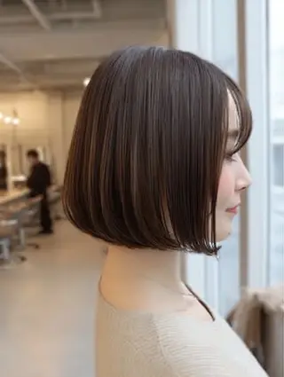 ミディアム カラー 絶対可愛い暖色カラー 🌷うる艶🌷結奈✨のヘアスタイル