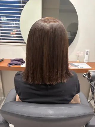 ミディアム ✨縮毛矯正✨小林 睦季のヘアスタイル