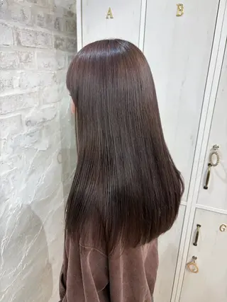 カラー カットモデル unaのヘアスタイル