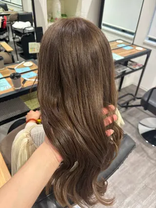 セミロング カラー ACRO Hirokiのヘアスタイル