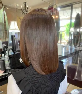 ミディアム LAPIS LiViNg戸祭店のヘアスタイル