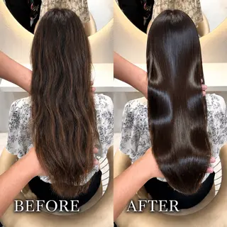 ロング カラー 美髪縮毛矯正✨🫧 レイヤー川村利幸のヘアスタイル