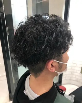パーマ メンズ 木野 翔斗のヘアスタイル