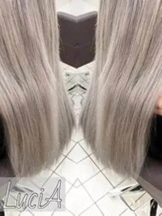 ロング カラー エクステ7:30〜 LuciA\5900のヘアスタイル