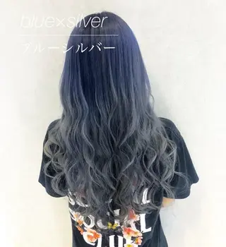ロング カラー ヘアアレンジ エクステ×ブリーチ 😈ちあき😈のヘアスタイル