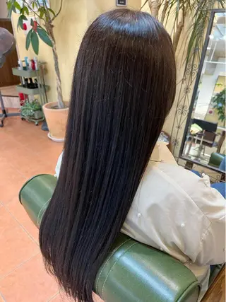 ロング カラー 石井 佑樹のヘアスタイル