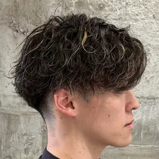 パーマ メンズ 【束感セット】 あおいのヘアスタイル