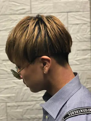 ショート メンズ レイヤーカット 小山 悠のヘアスタイル