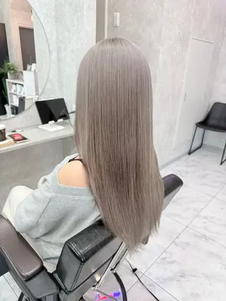 ロング カラー 🌺ハイトーン🌺 矢葺 なぎさ🌺🌺のヘアスタイル