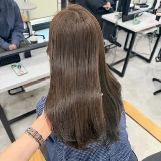 ロング カラー Rinka/梅田/ 透け感カラー🤎のヘアスタイル