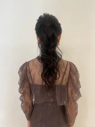 ヘアアレンジ hair set 髪質改善のヘアスタイル
