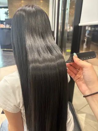 ロング カラー hoshina kasumiのヘアスタイル