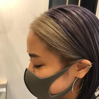 ショート カラー やまさきえりこ ニュアンスパーマのヘアスタイル