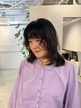 セミロング 100%可愛い顔周り 💓レイヤー/しずくのヘアスタイル