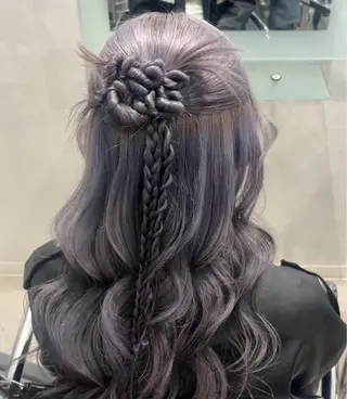 ロング ヘアアレンジ 渋谷儚げヘア🪽/ アーヤのヘアスタイル