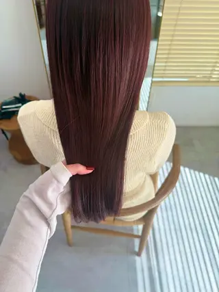 ロング カラー HEIMER 高木 花音のヘアスタイル