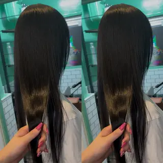 ロング カラー なんば、心斎橋🍓 ハイトーンnicoのヘアスタイル