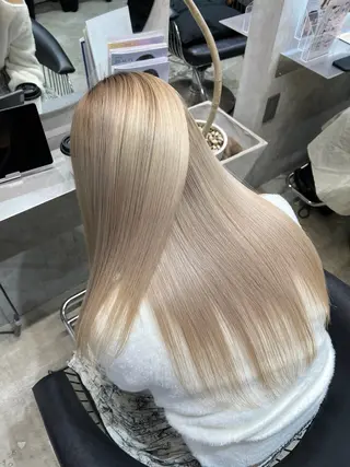 ロング ワンホンヘア🇨🇳 髪質改善/itaruのヘアスタイル