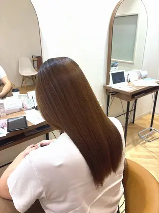 ロング 河野穂香 /パーマモデル募集中のヘアスタイル