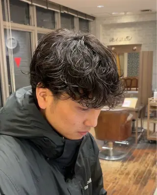 パーマ メンズ 【メンズ特化美容師】 RYO/梅田のヘアスタイル