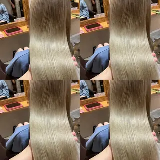 セミロング カラー レイヤー×艶髪特化 マネージャー安藤光司のヘアスタイル