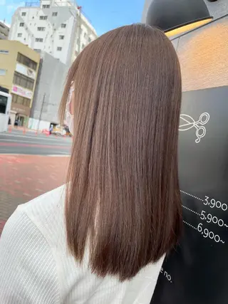 セミロング カラー ♡ yumaのヘアスタイル